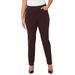 Plus Size Women's The Knit Jean by Catherines in Midnight Berry Houndstooth (Size 4X)