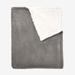 BH Studio Sherpa Microfleece Blanket by BH Studio in Charcoal (Size FULL)