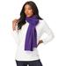Women's Microfleece Scarf by Accessories For All in Midnight Violet