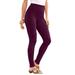 Plus Size Women's Ankle-Length Essential Stretch Legging by Roaman's in Dark Berry (Size 2X) Activewear Workout Yoga Pants