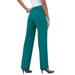 Plus Size Women's Classic Bend Over® Pant by Roaman's in Tropical Teal (Size 26 WP) Pull On Slacks