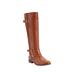 Women's The Whitley Wide Calf Boot by Comfortview in Cognac (Size 10 1/2 M)