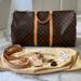 Louis Vuitton Bags | Authentic Louis Vuitton Keepall Monogram Bandouliere 55 Duffle | Color: Brown/Tan | Size: Os