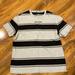 American Eagle Outfitters Shirts | American Eagle Striped T-Shirt Size Large | Color: Gray | Size: L