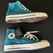 Converse Shoes | Converse 70 Low Beautiful Suede Green/Blue Color | Color: Cream/Green | Size: 9