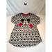 Disney Intimates & Sleepwear | Disney Mickey Mouse Fleece Night Gown Lounge Dress | Color: Red/White | Size: M
