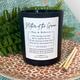 Mother of the Groom Personalised Thank You Gift Candle candle - Matt Black Glass Jar