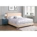 Julie Tufted Upholstered Low Profile King Panel Bed