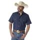 Wrangler Herren Cowboy Cut Western Two Pocket Kurzarm Snap Arbeitsshirt, Blau, 3X