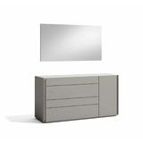 Wade Logan® Mcginty Dresser Mirror in Gray | 47.3 H x 25.6 W x 0.9 D in | Wayfair 7E37CD9E65B9440F90C61A4A6A818E6C