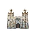 Keranova 322 Clever Paper Medieval Town Main Gate 3D Puzzle, 24 x 15 x 14 cm, Multi Color