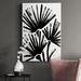 Orren Ellis Fan Brush II Premium Gallery Wrapped Canvas - Ready To Hang Canvas, Solid Wood in Black/White | 18 H x 12 W x 1.5 D in | Wayfair