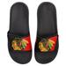 Youth FOCO Chicago Blackhawks Colorblock Big Logo Legacy Slide Sandals