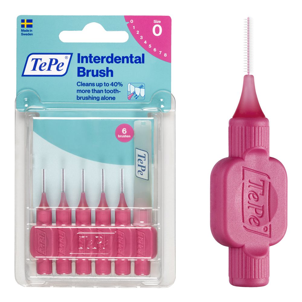 TePe® Original Rosa Scovolino Interdentale blister ISO 0 - 0,4 mm 6 pz
