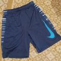 Nike Shorts | Nike Women's Dri-Fit Shorts. Navy With Lighter Blue Swoosh | Color: Blue | Size: L