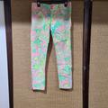 Lilly Pulitzer Jeans | Lilly Pulitzer Worth Skinny Mini Zip Jeans | Color: Blue/Pink | Size: 4