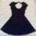 American Eagle Outfitters Dresses | American Eagle Skater Dress Fit & Flare Black | Color: Black | Size: Xs