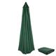 2/2.7/3m 6/8 Arms Replacement Parasol Cover, Garden Umbrella Fabric Canopy Cover,Waterproof for Garden Parasol Replacement Cover,for Patio Yard Beach Pool Market Table Pa(Size:2.7m/8 Ribs,Color:Green)