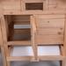 Tucker Murphy Pet™ Rabbit Hutch, Crib For 2 Rabbits, Original Wood, Outdoor Wooden Pet Bunny House Wooden Cage w/ Ventilation Gridding Fences | Wayfair