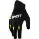 Shot Devo Kinder Motocross Handschuhe, schwarz-gelb, Größe 8/9