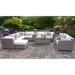 Florence 12 Piece Outdoor Wicker Patio Furniture Set