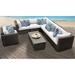 Venice 8 Piece Outdoor Wicker Patio Furniture Set