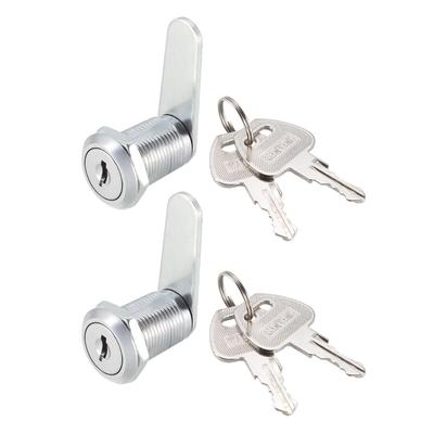 Cam Locks 25mm Cylinder Length Fits Max 5/8-inch Panel Keyed Different 2Pcs - 25mm Keyed Different