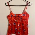 American Eagle Outfitters Tops | 3/$25- American Eagle Tank Top | Color: Red | Size: M
