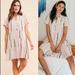 Anthropologie Dresses | Anthropologie Georgina Tiered Dress | Color: Cream/Pink | Size: Xxs