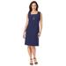 Plus Size Women's Bi-Stretch Sheath Dress by Jessica London in Navy (Size 24 W)