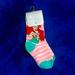 Disney Accessories | Disney Parks Ariel Socks | Color: Green/Pink | Size: Big Girls Us S (5-9) Uk S (6-8) Eu S (22-26)