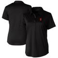 Women's Cutter & Buck Black San Francisco Giants Prospect Textured Stretch Polo