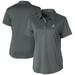 Women's Cutter & Buck Gray Atlanta Braves Prospect Textured Stretch Polo