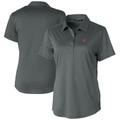 Women's Cutter & Buck Gray Arizona Diamondbacks Prospect Textured Stretch Polo