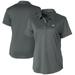 Women's Cutter & Buck Gray Toronto Blue Jays Prospect Textured Stretch Polo