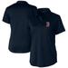 Women's Cutter & Buck Navy Boston Red Sox Prospect Textured Stretch Polo