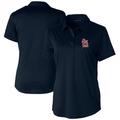 Women's Cutter & Buck Navy St. Louis Cardinals Prospect Textured Stretch Polo