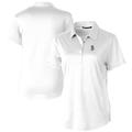 Women's Cutter & Buck White Seattle Mariners Prospect Textured Stretch Polo