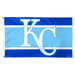 WinCraft Kansas City Royals 3' x 5' Team Horizontal Stripe Deluxe Single-Sided Flag