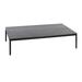 OASIQ Riad 48" Outdoor Coffee Table w/ Ceramic Top Metal in Gray | 14.3 H x 48 W x 29.19 D in | Wayfair 4131090111123