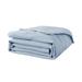 Latitude Run® Ruffled Edge Down Alternative Blanket Microfiber/Fleece/ in Blue | 90 H x 68 W in | Wayfair 15636B7493444458BD7D4DBB249C9E37