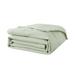 Latitude Run® Ruffled Edge Down Alternative Blanket Microfiber/Fleece/ in Green | 90 H x 106 W in | Wayfair FF184B225B9C4FD38843F4E7ABEB9D88