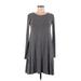 Old Navy Casual Dress - A-Line: Gray Print Dresses - Women's Size X-Small