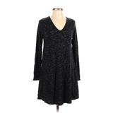 Abercrombie & Fitch Casual Dress - A-Line: Black Print Dresses - Women's Size X-Small