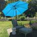 Yaheetech 9FT Patio Umbrella,8 Ribs Market Umbrella With Push Button