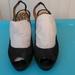 Jessica Simpson Shoes | Jessica Simpson Suede Platform Peep Toe Slingbacks | Color: Black | Size: 9