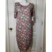 Lularoe Dresses | Lularoe Julia Floral Midi Dress | Color: Green/Red | Size: 3x