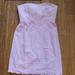 J. Crew Dresses | J. Crew Dress Purple Eyelet Sheath Dress Sweetheart Neckline Strapless | Color: Purple | Size: 12