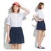 Madewell Skirts | Madewell Ponte Swivel Mini Skirt Blue - Women’s 4-6 | Color: Blue | Size: 6