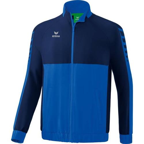 ERIMA Herren Six Wings Präsentationsjacke, Größe 164 in Blau